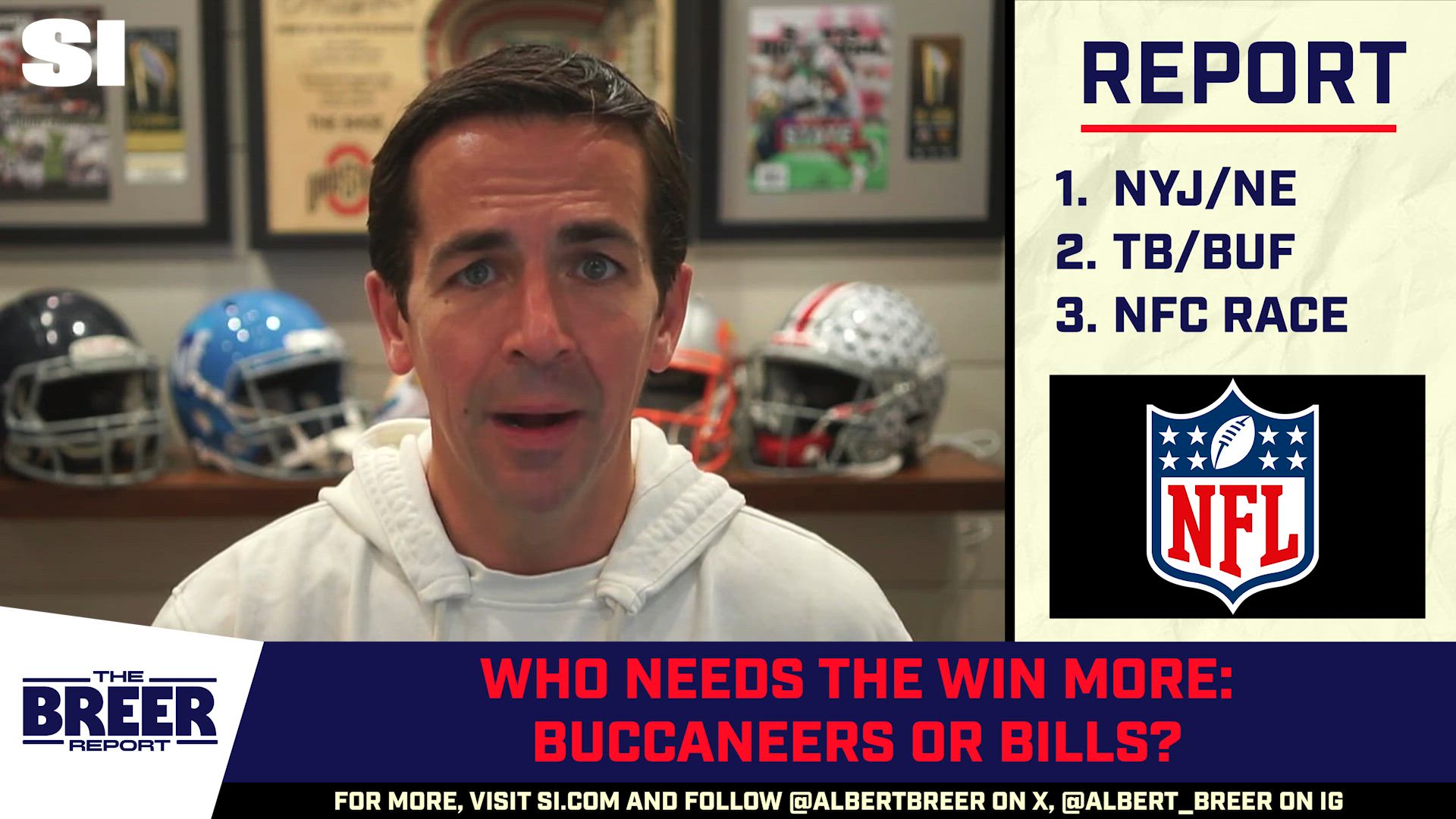 Albert Breer on Jets & Pats Vastly Different Seasons, Bucs & Bills Need a Big Win, HUGE NFC Matchups