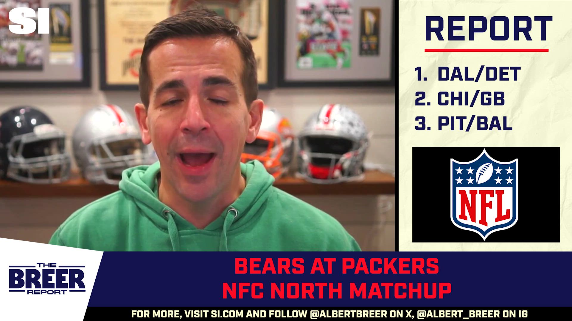 Albert Breer on Lions Big win over Cowboys, Bears-Packers, Steelers-Ravens