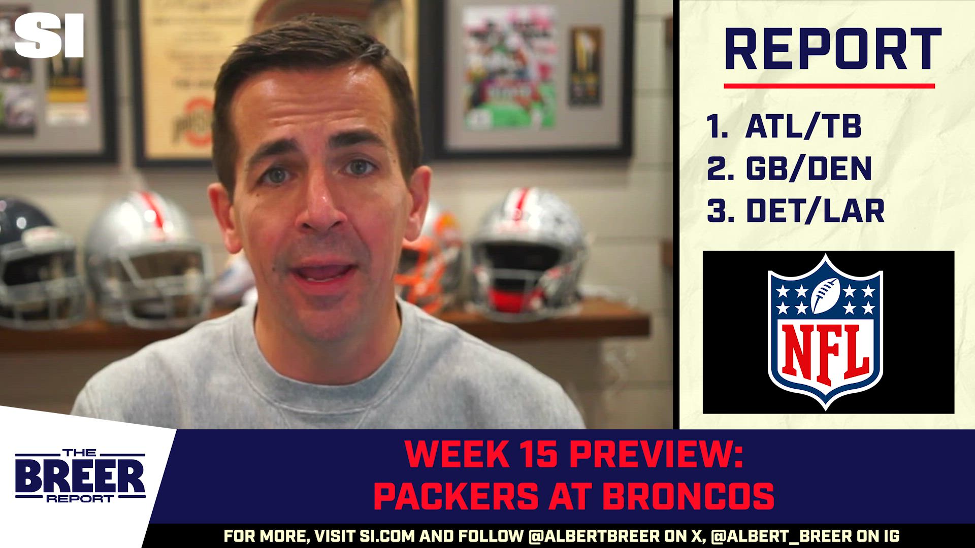 Albert Breer on Bucs’ Struggles, Broncos Host Packers, Lions at Rams
