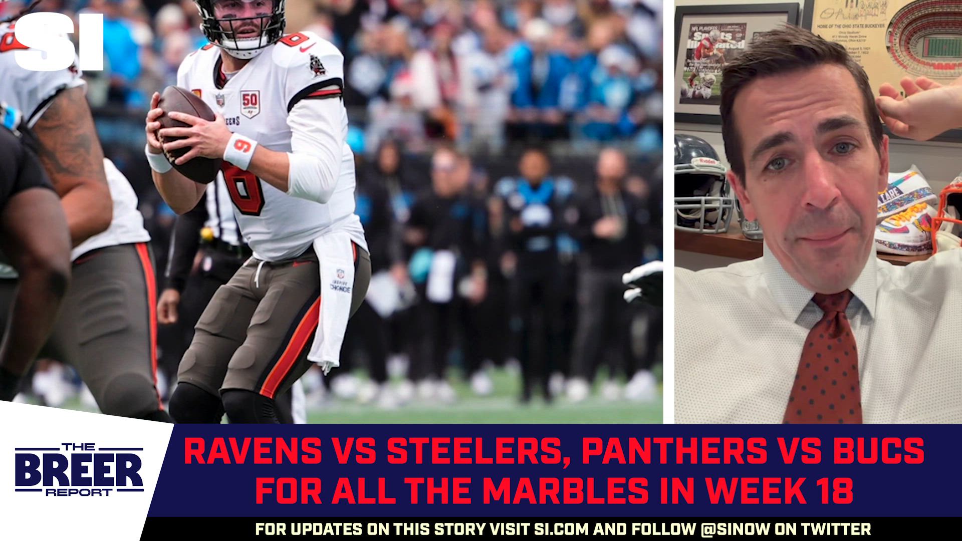 Panthers vs. Bucs, Ravens vs. Steelers in Week 18 For All the Marbles