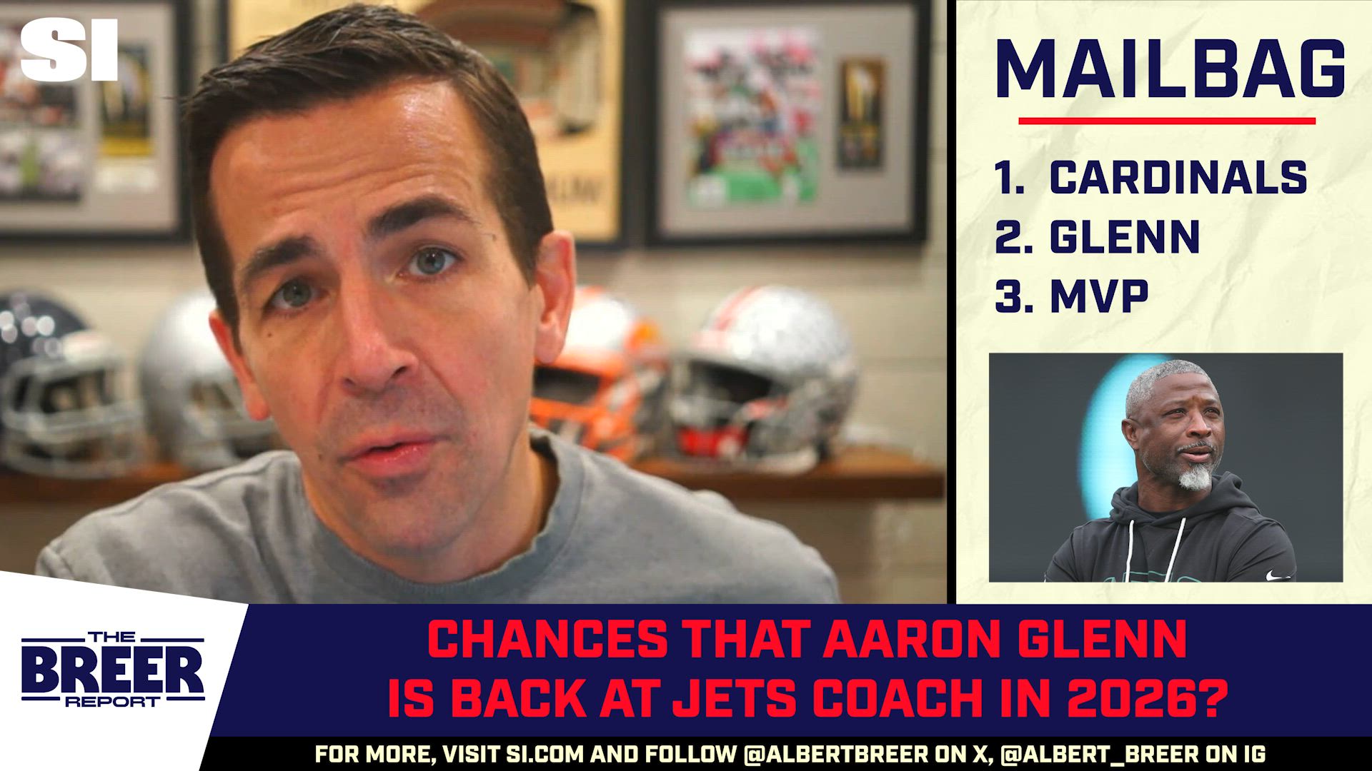 Albert Breer on Aaron Glenn’s Future, MVP Race, QB1 in Arizona