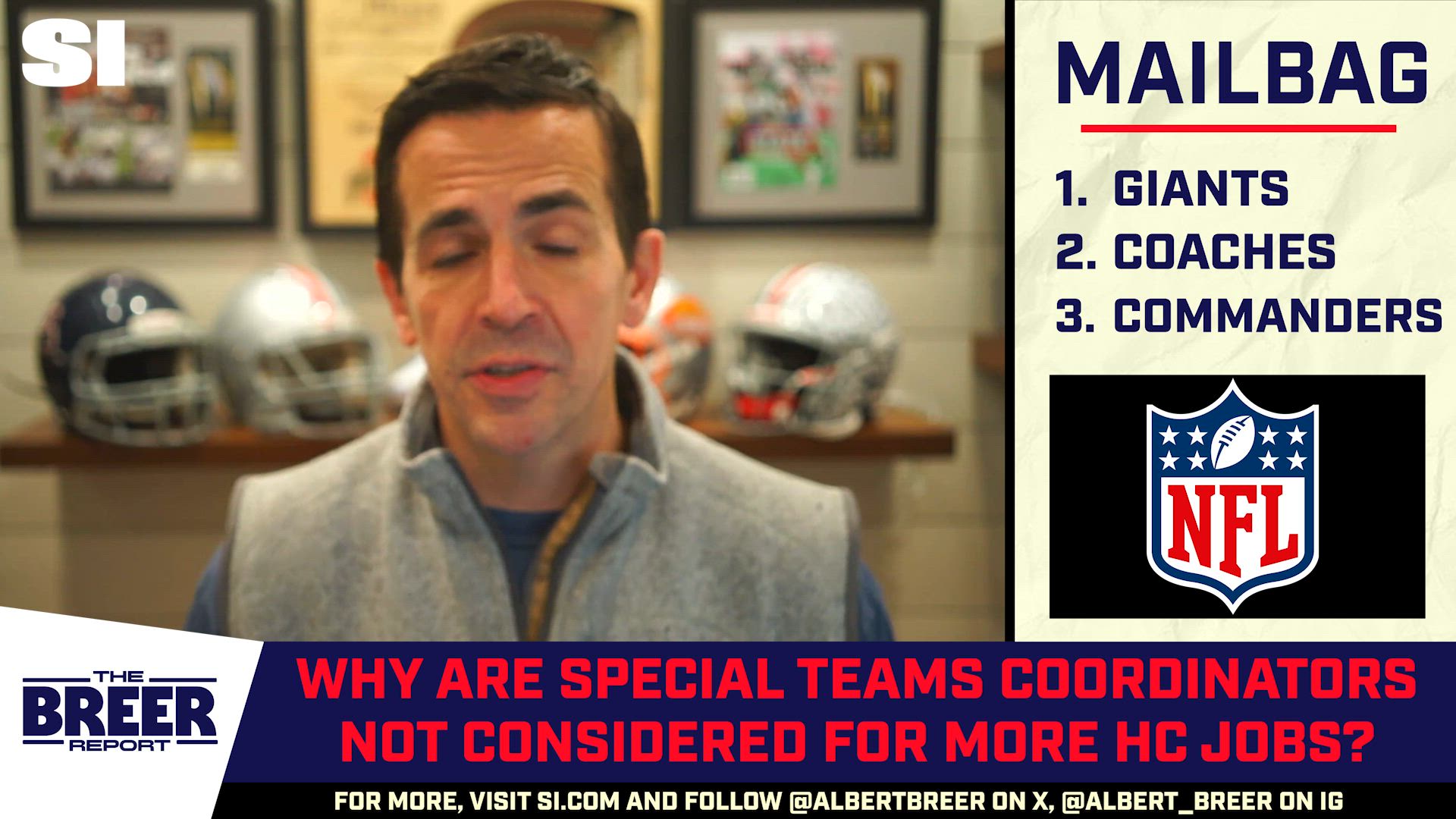 Albert Breer on Harbaugh or Stefanski for Giants Job?, Best OC Option in DC