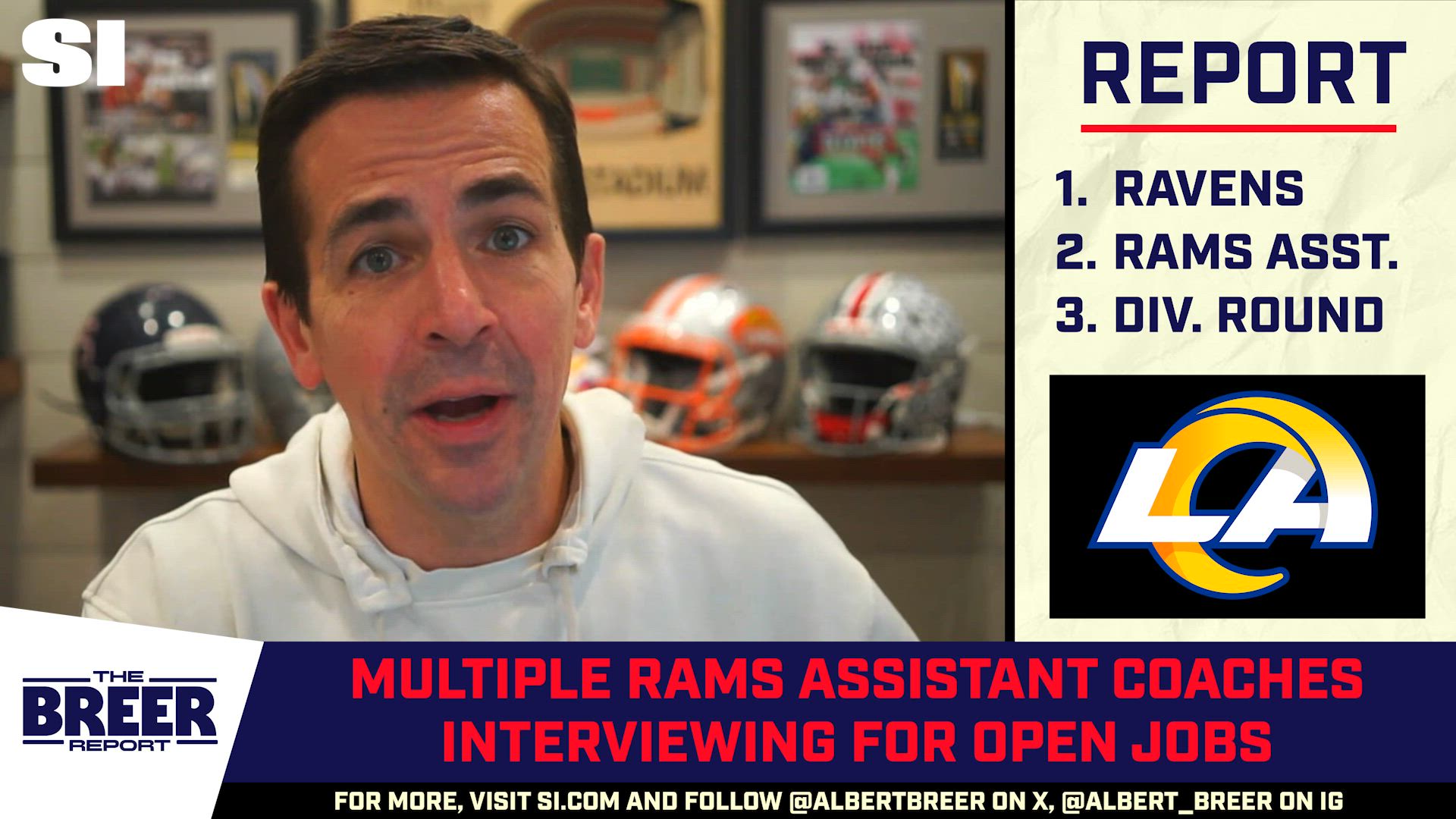 Albert Breer on Divisional Round, Ravens Next Coach, Rams Assistant Coaches