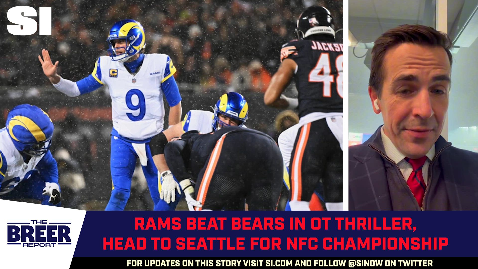 Rams Outlast Bears in OT Thriller, Punch Ticket to NFC Championship