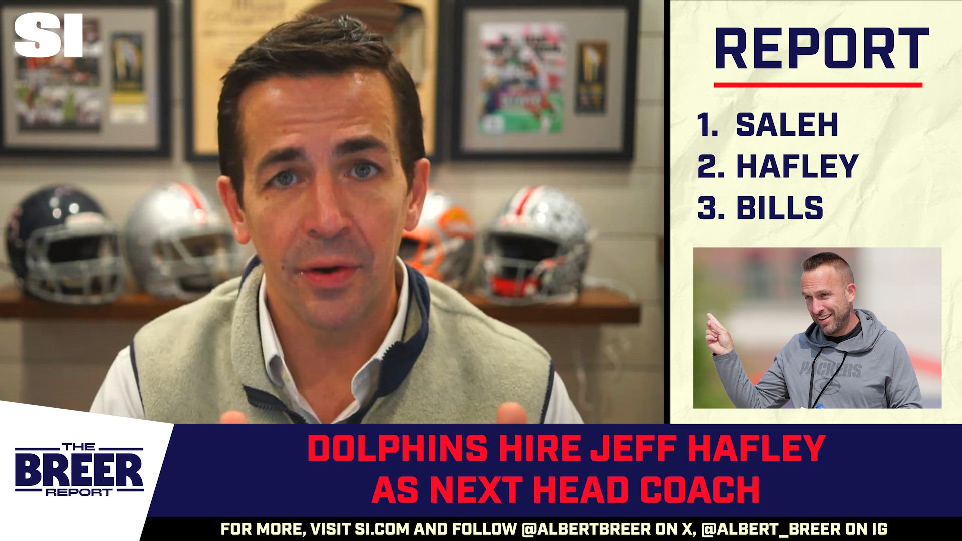 Albert Breer on Saleh to Titans, Hafley to Dolphins, Bills Next Coach?