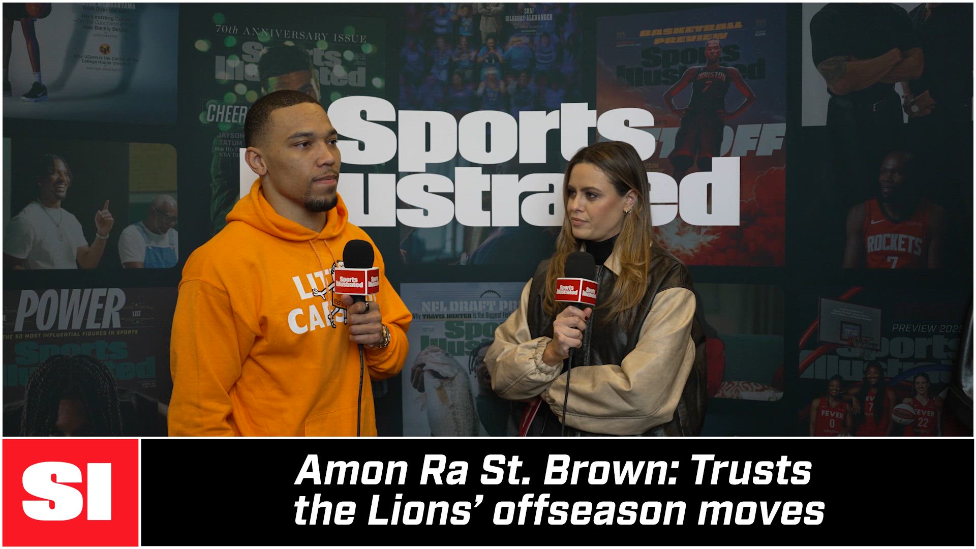 Amon Ra St. Brown: Trusts the Lions' Offseason Moves
