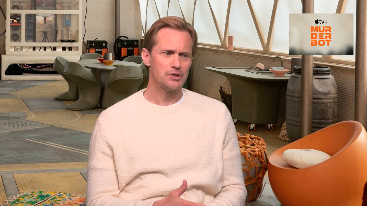 Alexander Skarsgård | Murderbot EXCLUSIVE INTERVIEW!