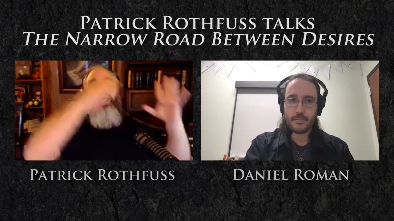 Patrick Rothfuss talks Kingkiller Chronicle novella The Narrow Road Between Desires