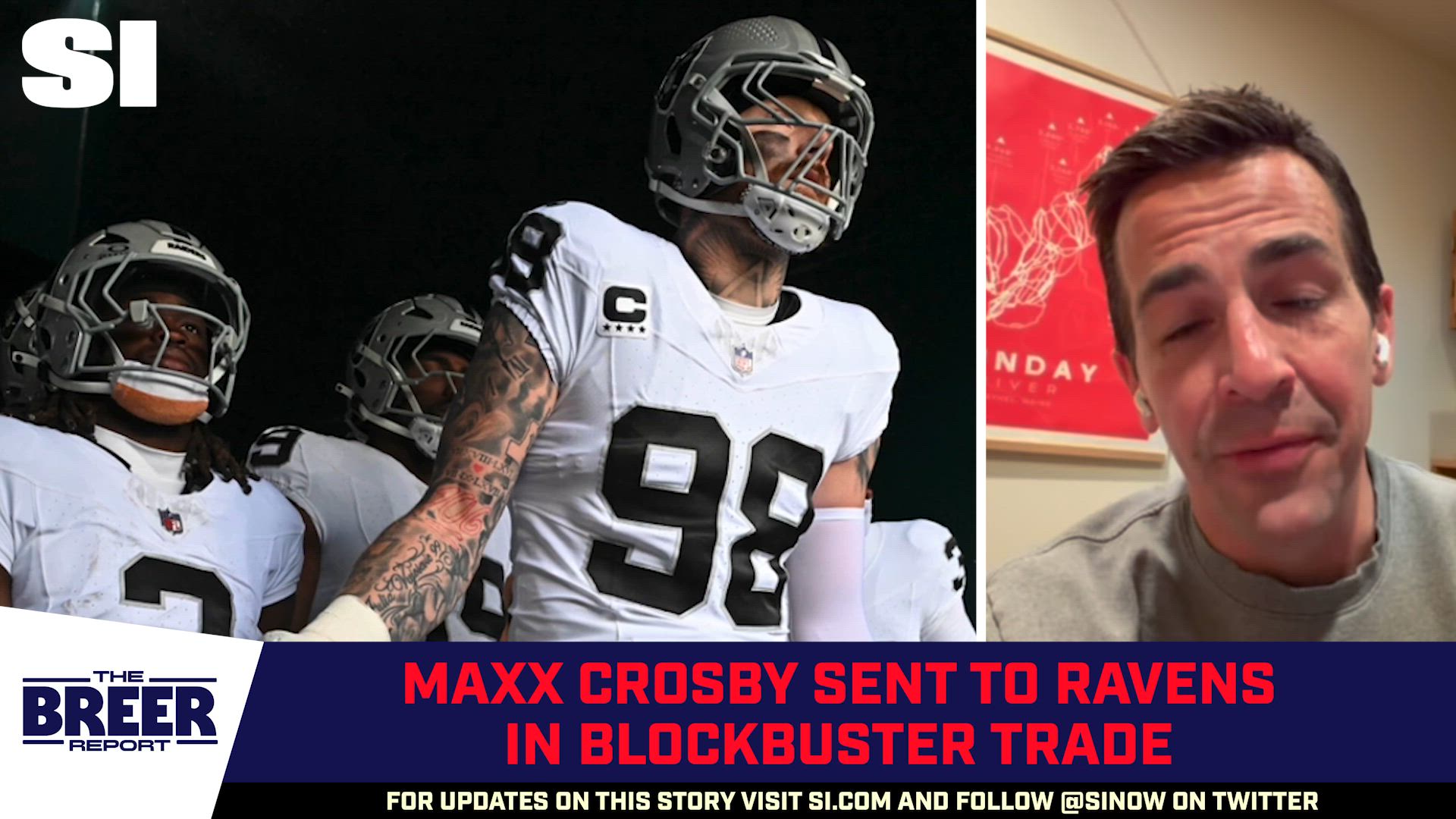 Maxx Crosby Traded From Raiders to Ravens in Blockbuster