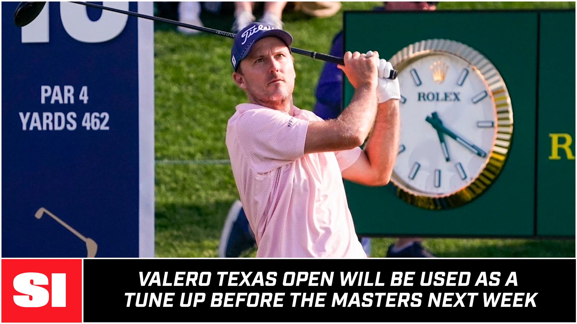 The Valero Texas Open Will Be Used as Masters Tune Up