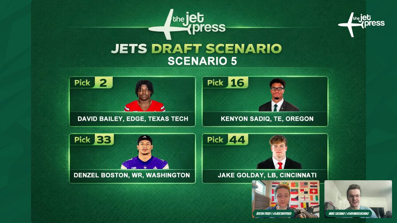 Jets War Room! Which Scenario Is The Best?