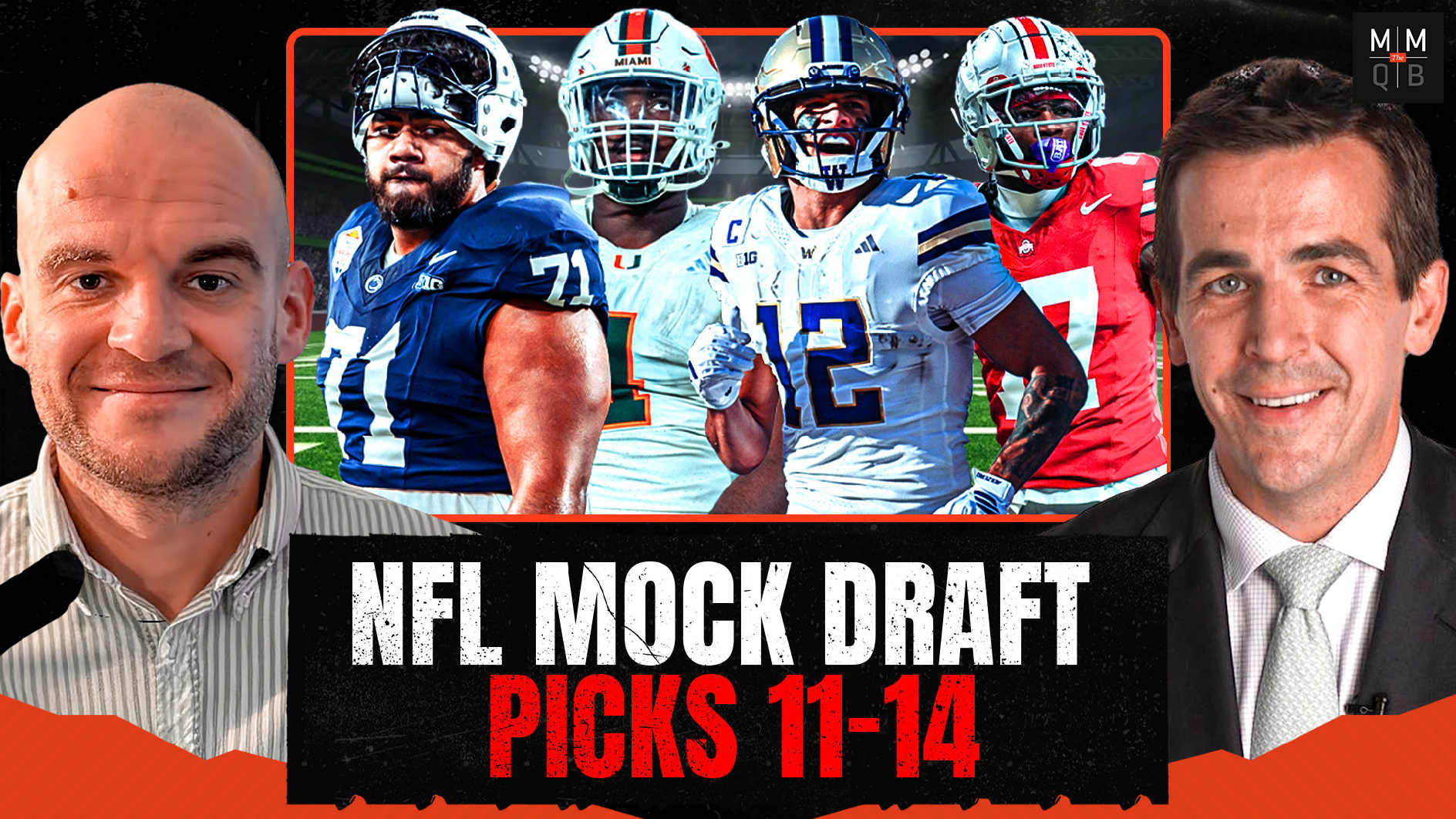 Our NFL Mock Draft Deep Dive Picks 11-14