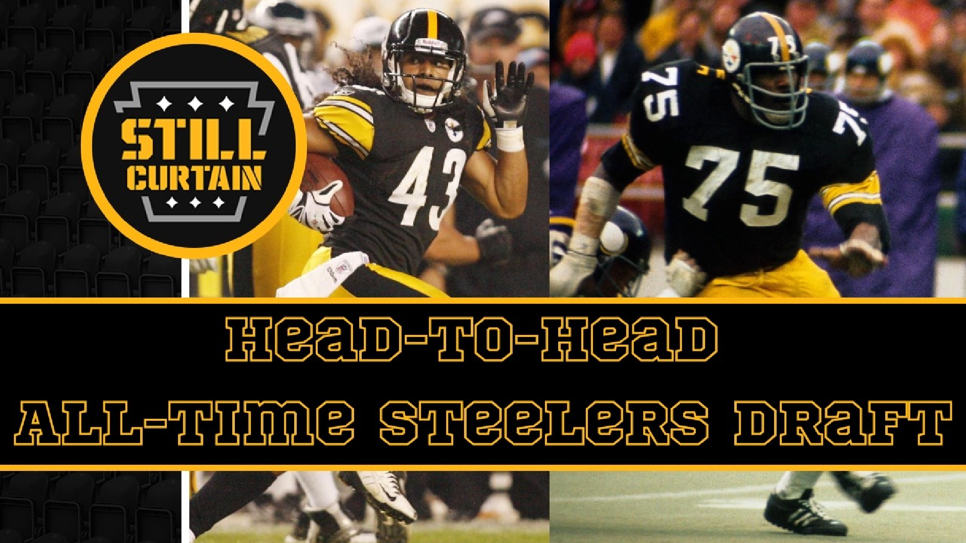 Head-to-head all-time greatest Steelers draft | Who built the better all-time team???