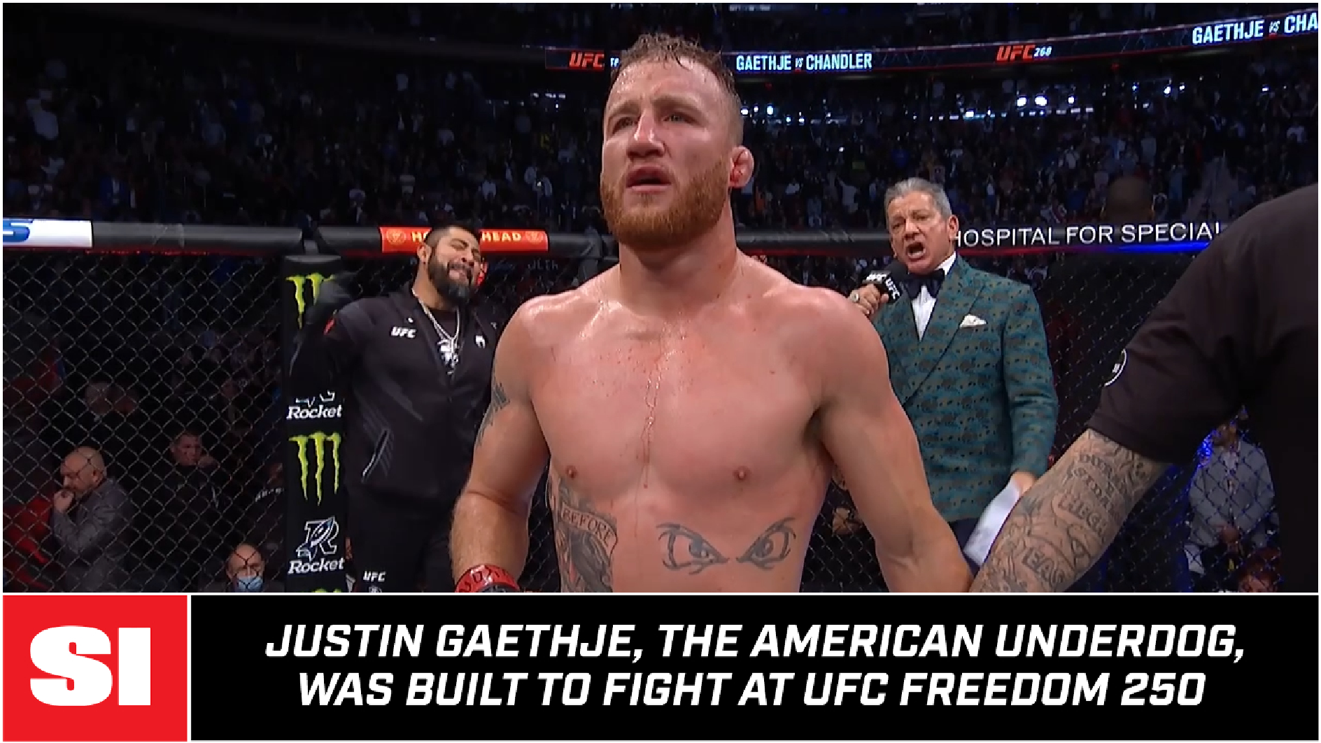 Justin Gaethje, The American Underdog, Was Built to Fight at UFC Freedom 250