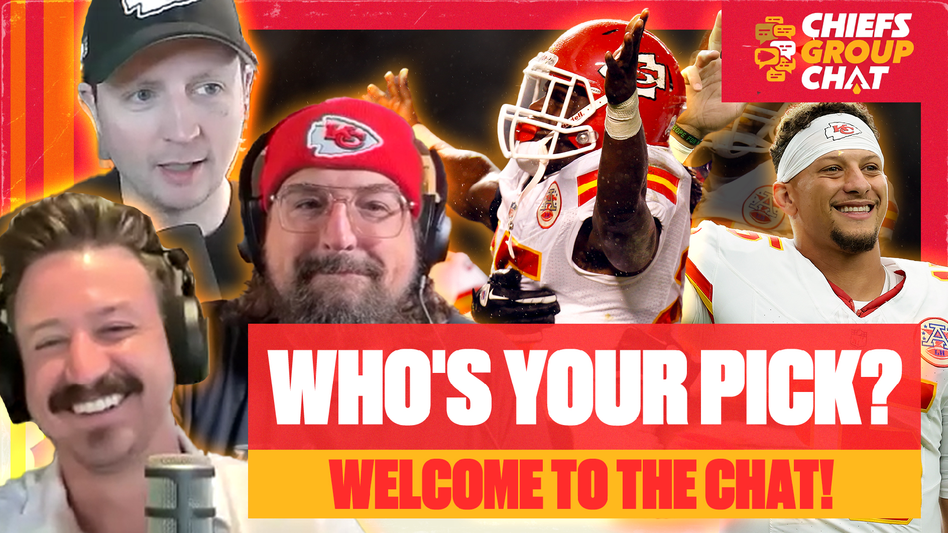Welcome to Chiefs Group Chat: Mahomes Stories, Jamaal Charles Debates & Dad Problems