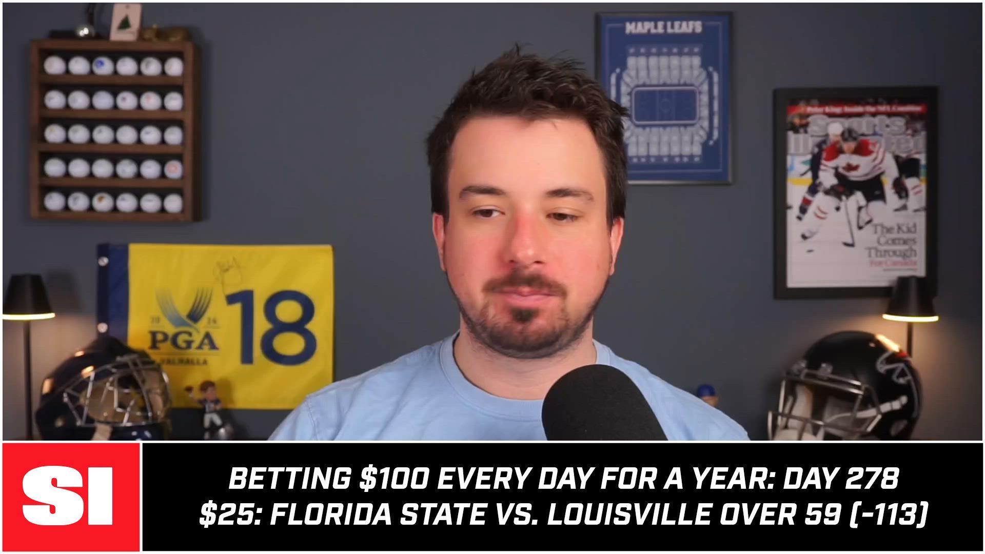 Betting $100 Every Day for a Year: Day 278 (CFB + NHL Picks for Oct. 9)