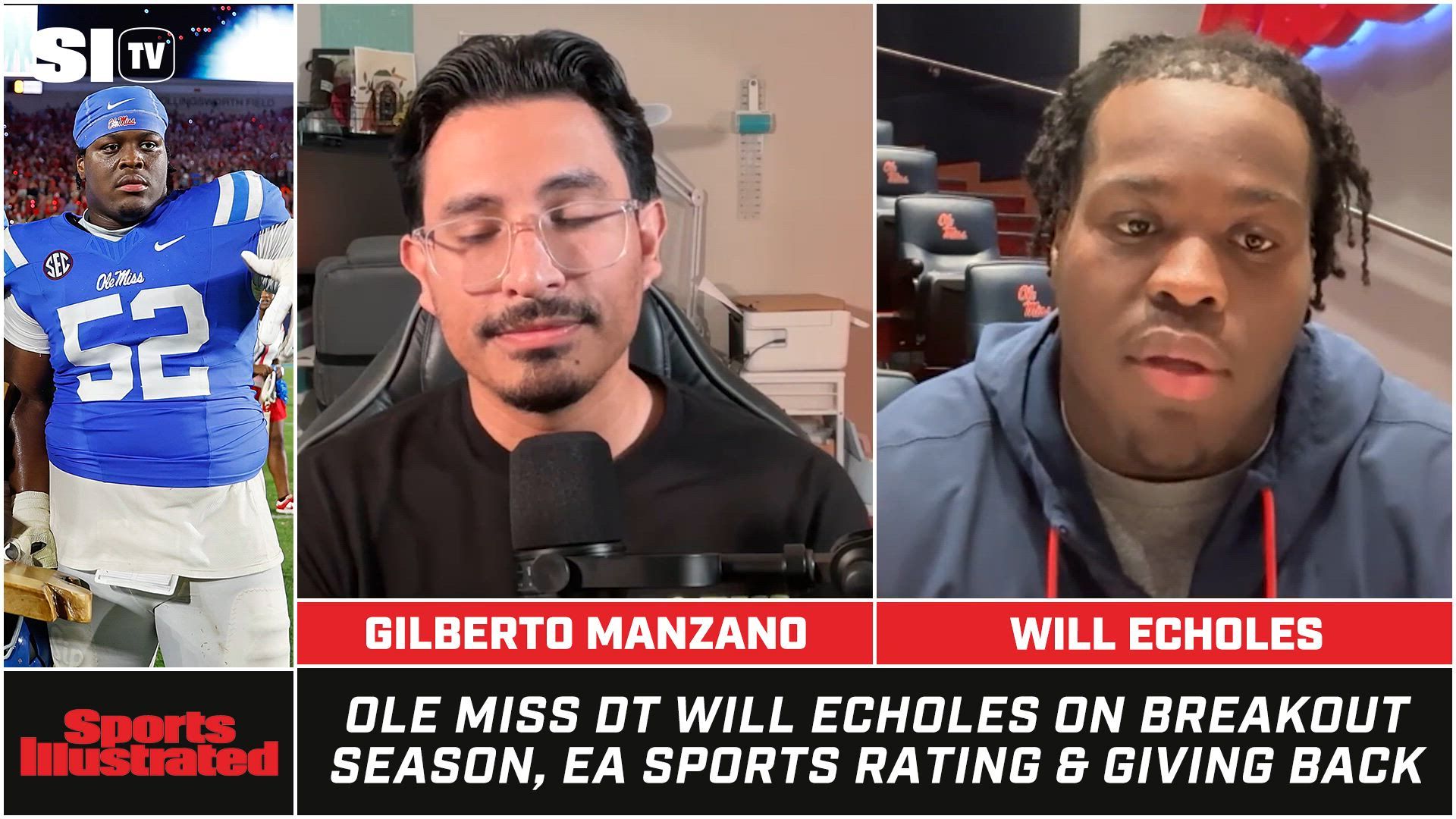 Ole Miss DT Will Echoles on Breakout Season, EA Sports Rating and Giving Back