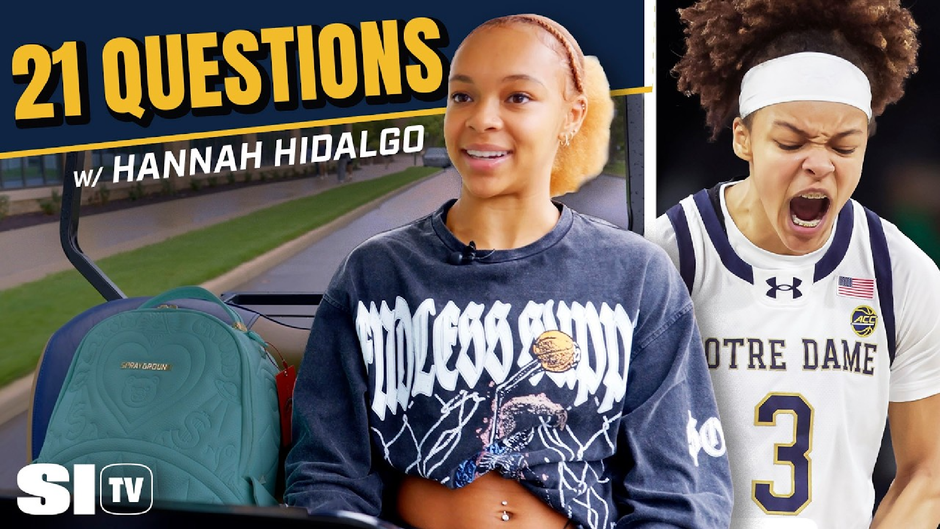 Hannah Hidalgo Takes Us Around Notre Dame Campus, Talks Her 16-Steal Record and Defensive Mentality