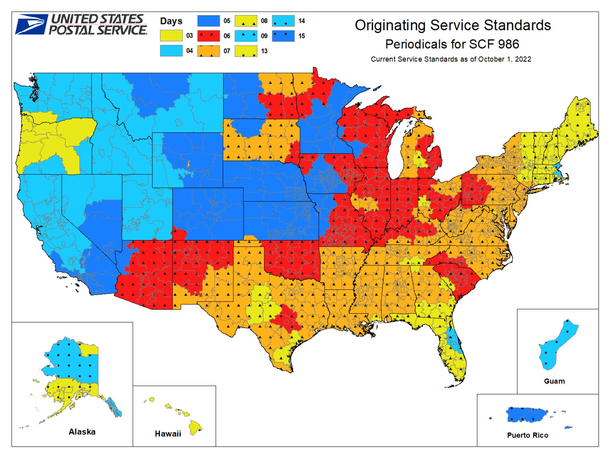 This USPS Map Will Help You Figure Out When Your Letter Will Arrive this-usps-map-will-help-you-figure-out-when-your-letter-will-arrive
