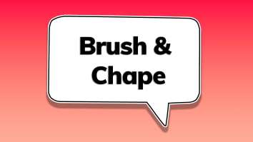 Brush and chape.