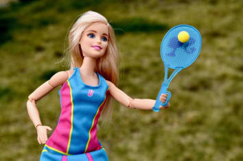 Both tennis courts and legal courts are no match for Barbie.