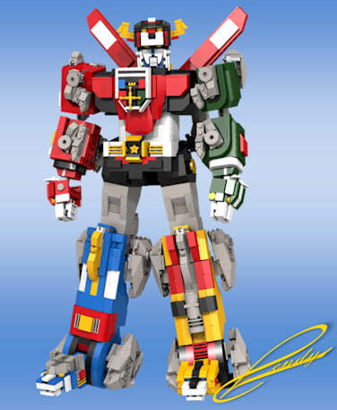 This Voltron LEGO Set Is Almost Ready to Assemble | Mental Floss