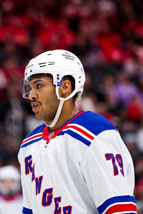 K'Andre Miller has been front and center with the Rangers' defensive struggles