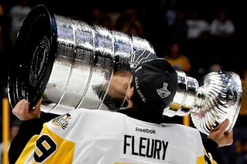 Fleury is a three-time Stanley Cup winner.