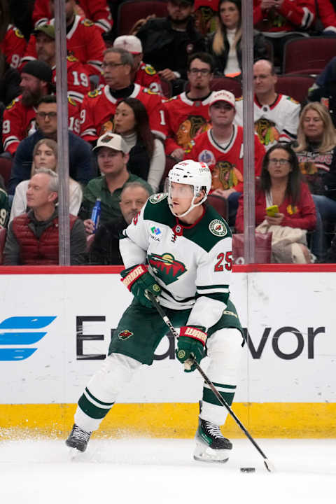 Jonas Brodin recently scored his first goal of the season.