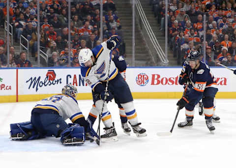 St Louis Blues v Edmonton Oilers