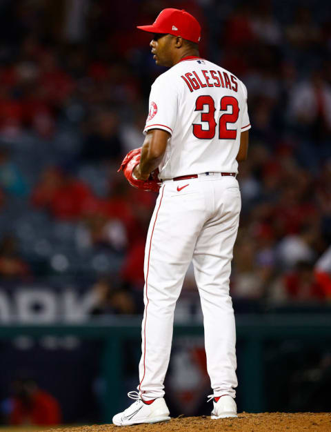 Washington Nationals v Los Angeles Angels; Raisel Iglesias