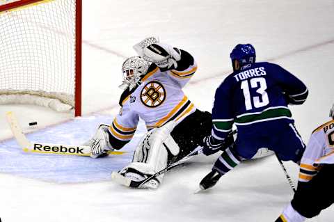 Boston Bruins v Vancouver Canucks - Game One