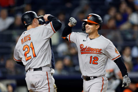 Adam Frazier's three run home run launched the Orioles 8 run inning