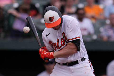 Jordan Westburg took one for the team - literally, off his wrist - to help the Orioles snap a four-game losing streak.