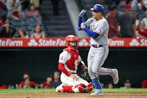 Texas Rangers v Los Angeles Angels