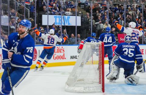 Was Pierre Engvall's game-winning goal against the Toronto Maple Leafs a sign of positive things to come? 