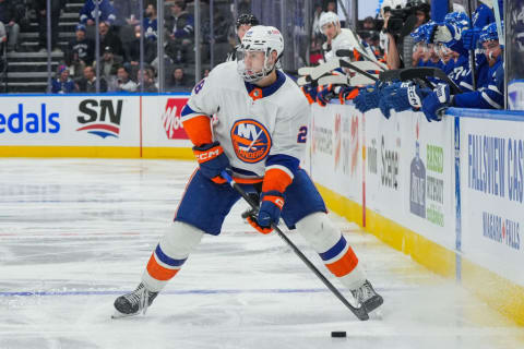 Alexander Romanov will be a game-time decision for the Islanders, who could really use him back in the lineup. 