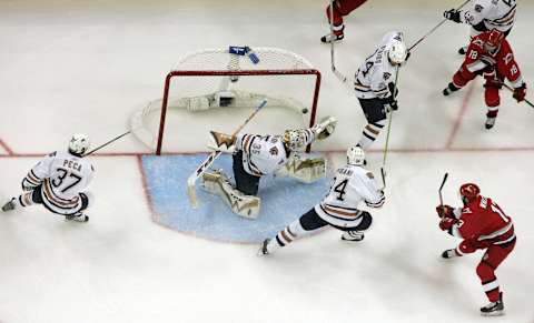 Edmonton Oilers v Carolina Hurricanes: Game 1