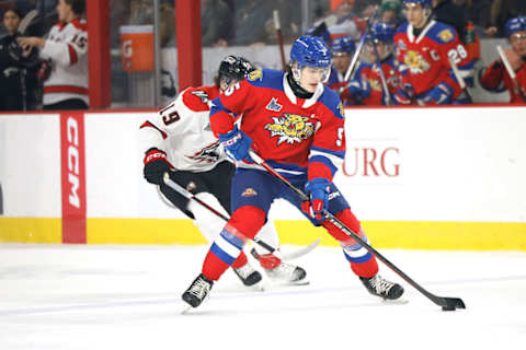 Etienne Morin of the Moncton Wildcats 