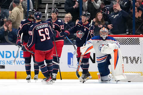 Edmonton Oilers v Columbus Blue Jackets