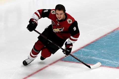 Clayton Keller in the Fastest Skater event at the 2019 All-Star Game.