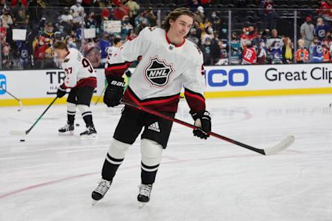 Clayton Keller at the 2022 NHL All-Star Game