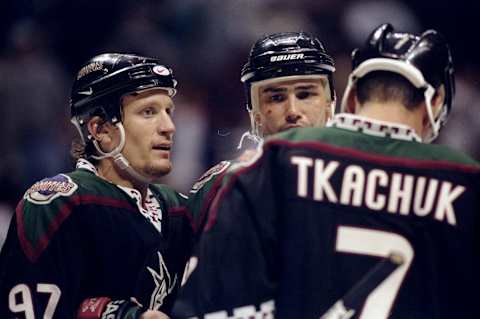 The early Coyotes were led by colorful veterans Jeremy Roenick and Keith Tkachuk.