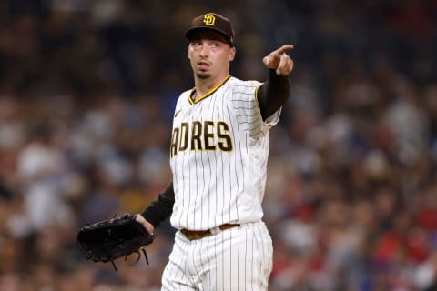 San Diego Padres pitcher Blake Snell