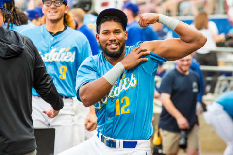 Neyfy Castillo of the Amarillo Sod Poodles in the Texas League where the Sod Poodles won the Texas League Championship. Minor League Baseball can be more entertaining than watching certain MLB teams, like the Miami Marlins.