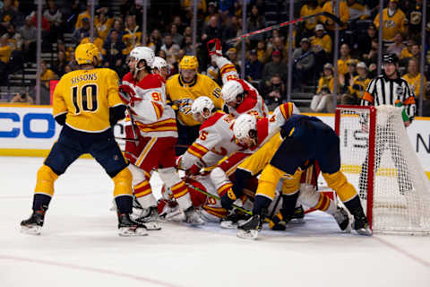 Calgary Flames v Nashville Predators