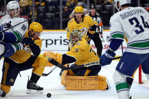 Vancouver Canucks v Nashville Predators