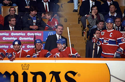 Pat Burns coaching Montreal