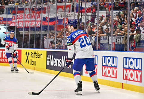 Slovakia forward Juraj Slafkovsky