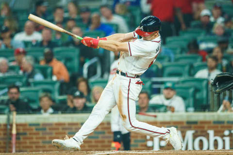 Atlanta Braves outfielder Sam Hilliard is swinging a hot bat.